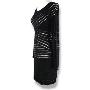 B44‎ Dressed by Bailey 44 Bodycon Lined Dress Black Cutout Cocktail Dress Sz. XS